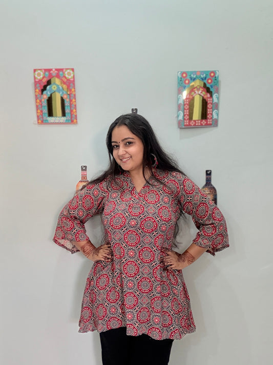 Ruhani Rang Cotton Kurti