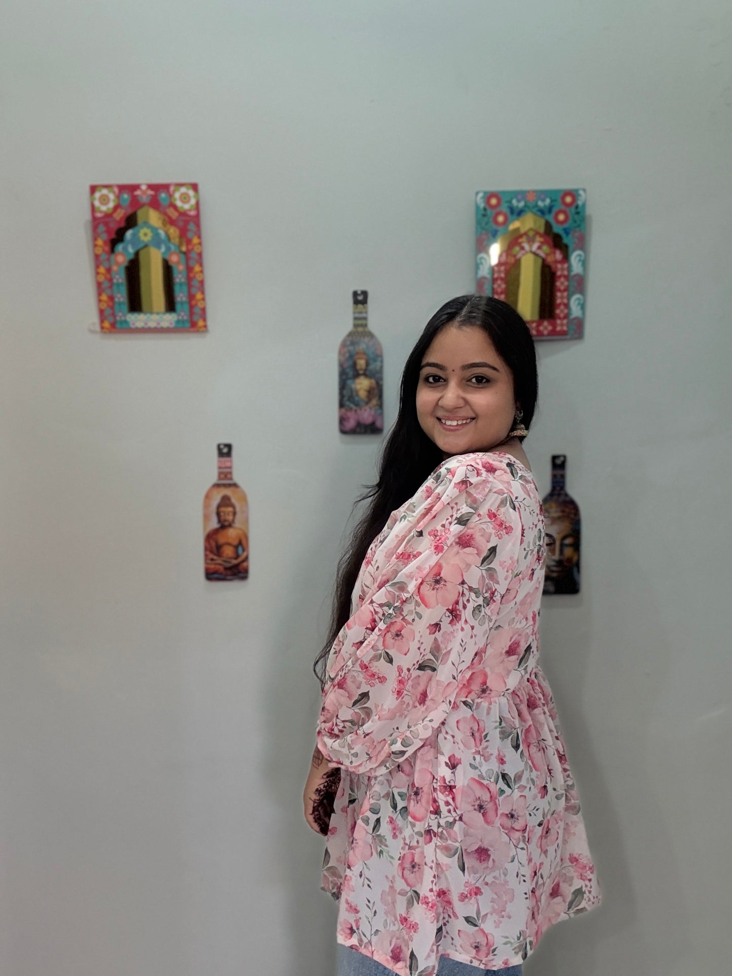 Gulabi Nazakat tunic