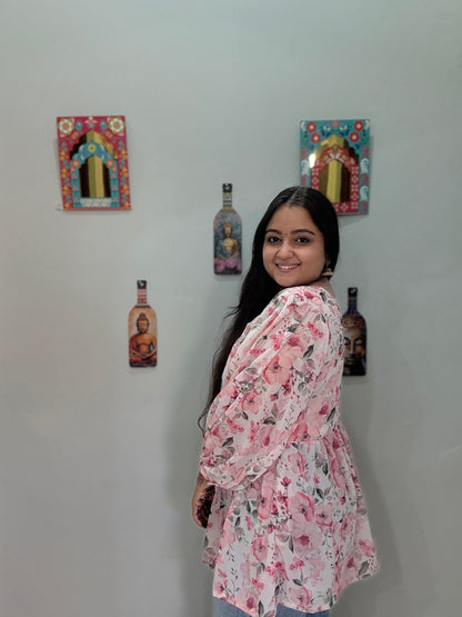 Gulabi Nazakat tunic